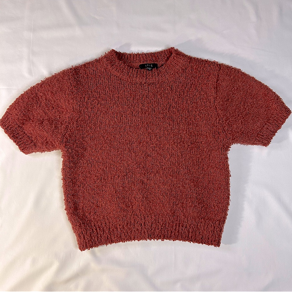 FUZZY CROP TOP